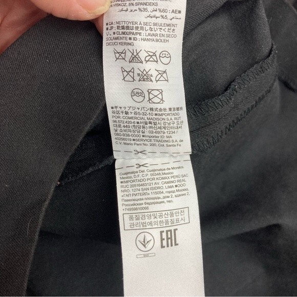 Banana Republic Bi-Stretch Pleat Dress Size 10 Black Wedding Party Zipper Classy - Picture 14 of 15